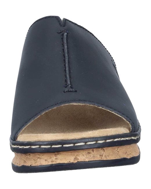 Rieker Blue Pantolette Basic