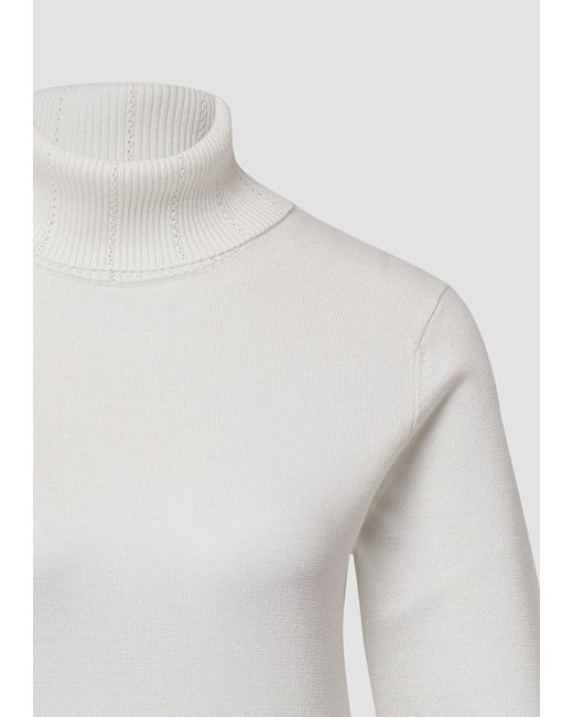 S.oliver White Oliver Label Pullover