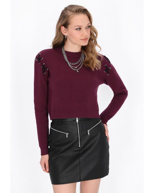 myMo ROCKS Purple Pullover