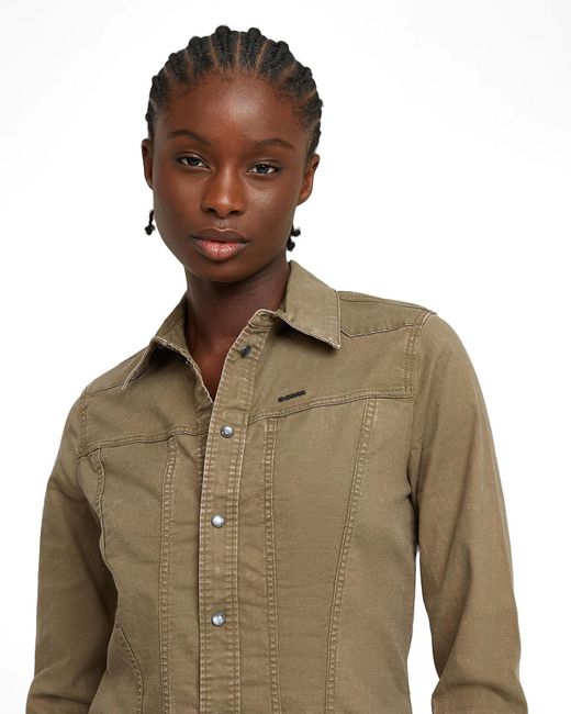 G-Star Green Bluse