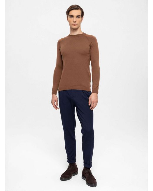 Antioch Crew Neck Pullover in Brown für Herren