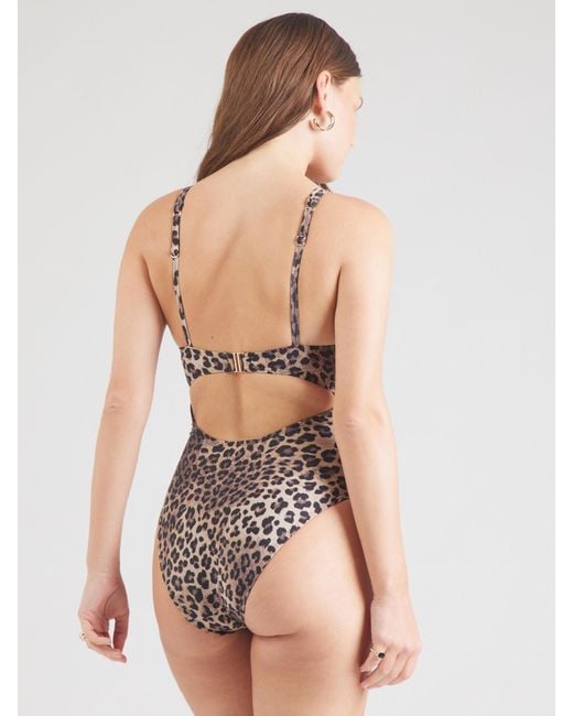 Hunkemöller White Badeanzug Luxe Animalia