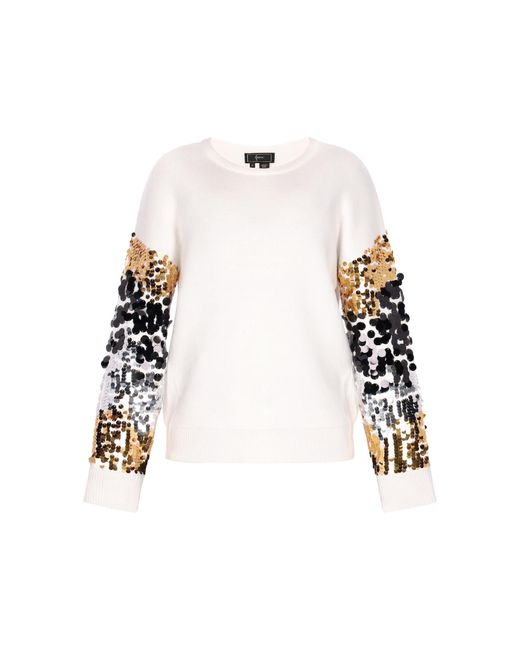faina White Pullover