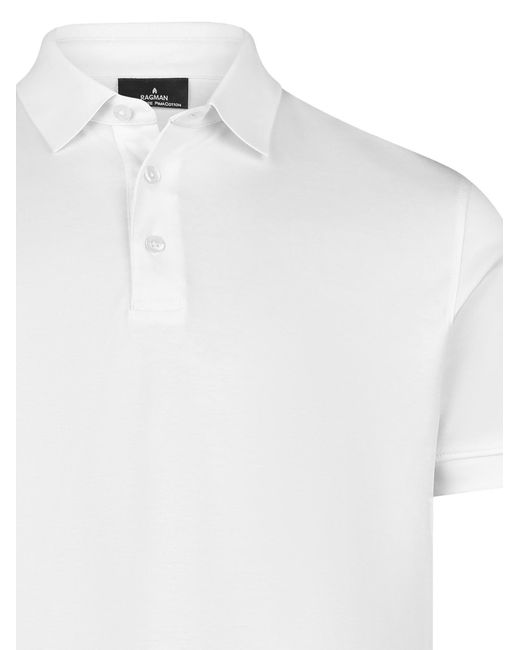 RAGMAN Shirt Basic in White für Herren