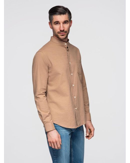 Ombre Hemd in Natural für Herren