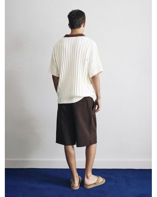 Pull&Bear Pullover in White für Herren