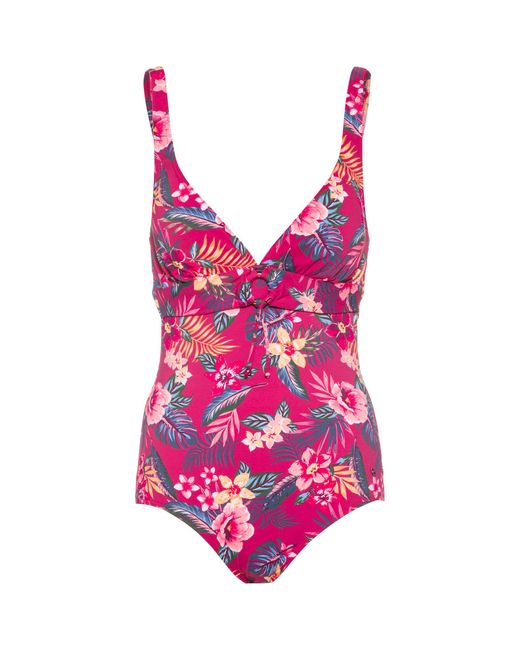 Damen Bekleidung Bademode und Strandmode Monokinis und Badeanzüge s.Oliver RED LABEL Badeanzug in Pink 