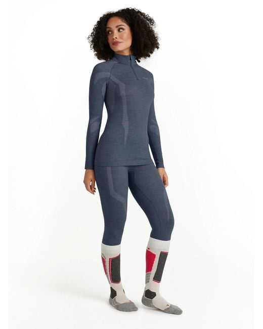 Falke Blue Base Layer
