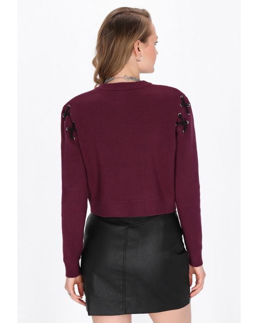myMo ROCKS Purple Pullover