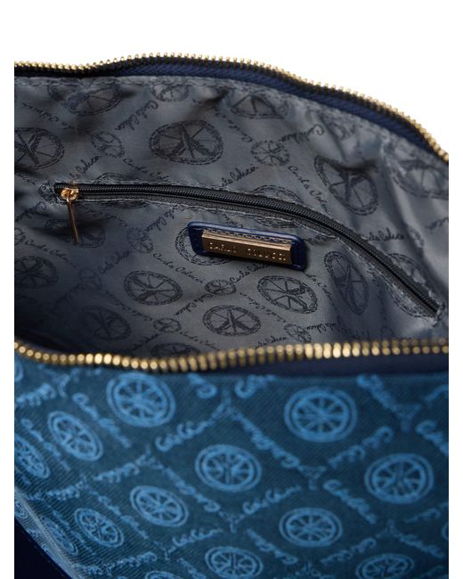 carlo colucci Blue Schultertasche Desaler