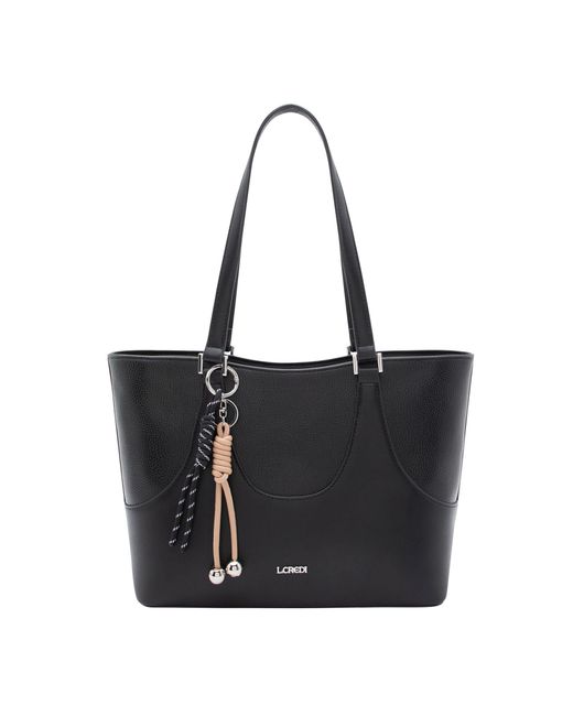 L. CREDI Black Shopper Roberta