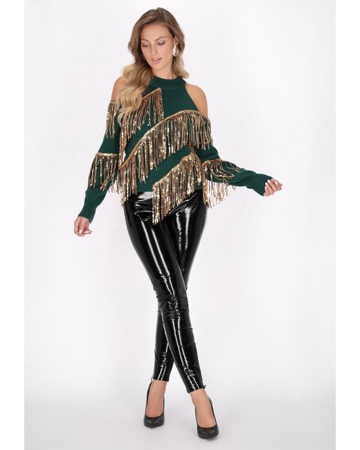faina Green Pullover