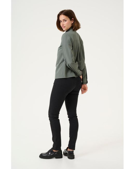 Kaffe Gray Bluse Ka Ida