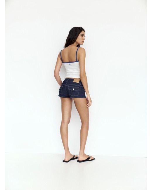 Pull&Bear Blue Shorts