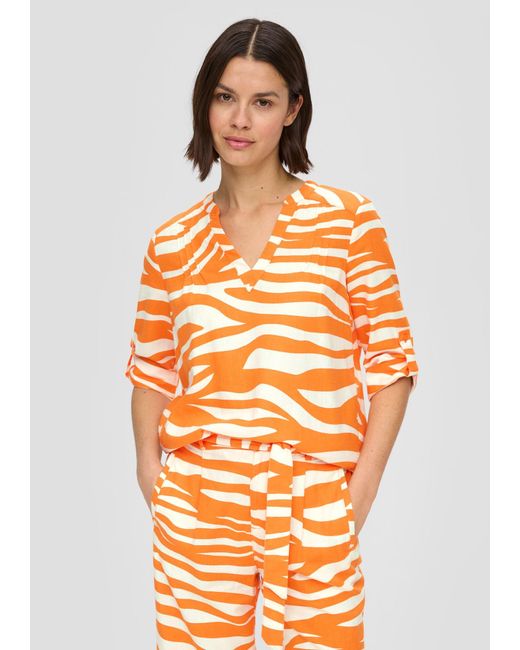 S.oliver Orange Bluse