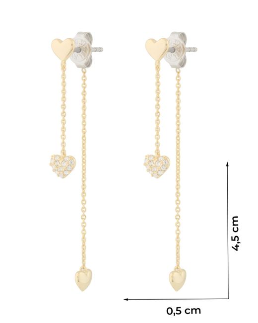Fossil White Ohrringe