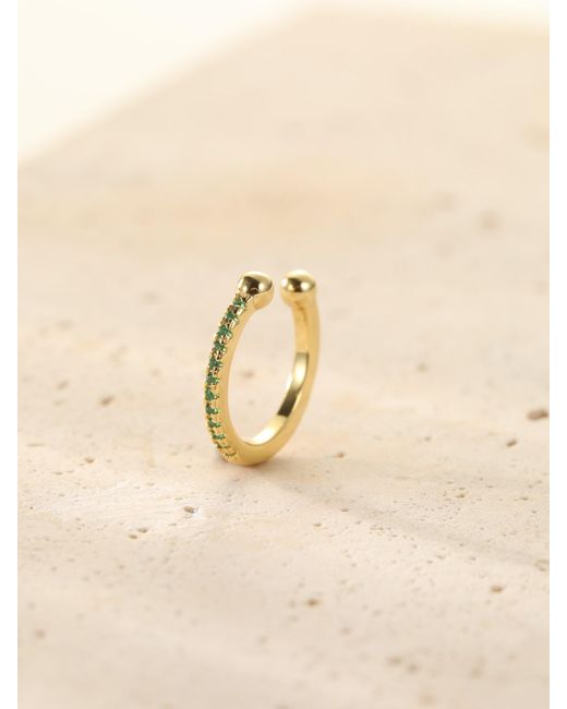 Hey Happiness Metallic Ohrringe Cuff