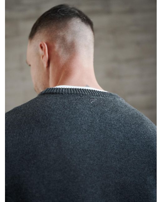 DAN FOX APPAREL Pullover Essential in Black für Herren