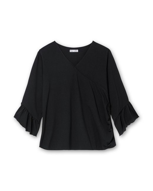 Sheego Black Bluse