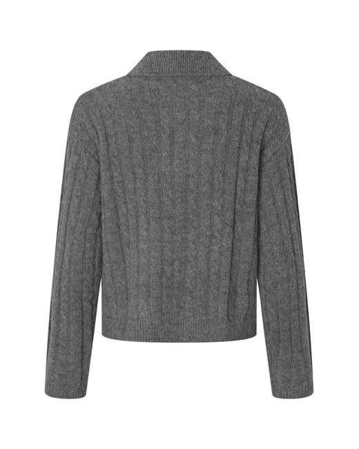 Modström Gray Pullover Risemd