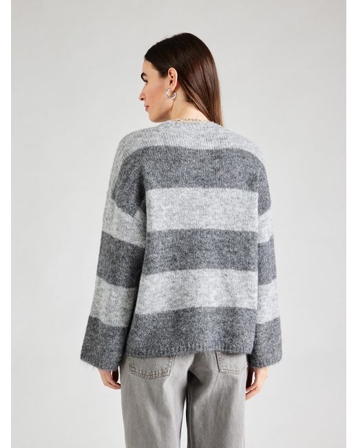 Noisy May Gray Pullover Nmsutton