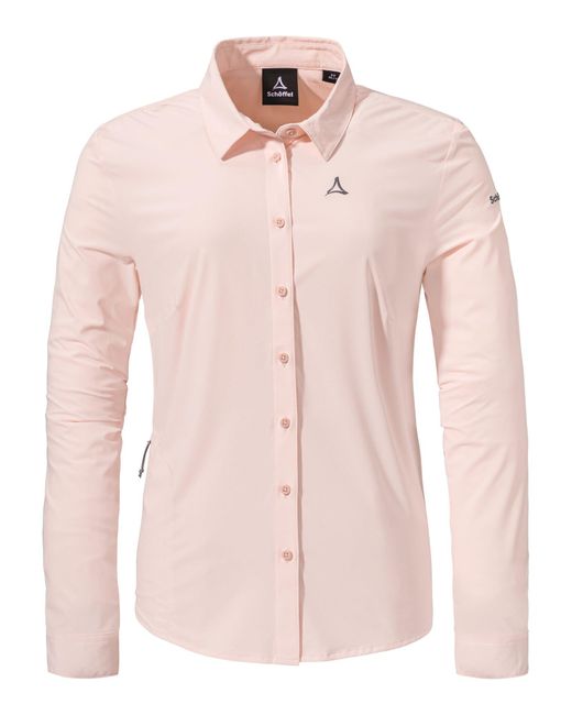 Schoeffel Pink Blusen Hiking Blouse Style Dunajec Wms