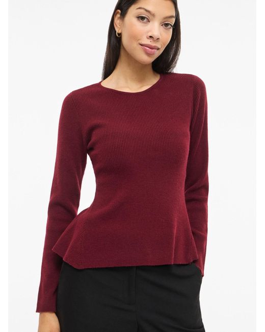 Vila Red Pullover Vimable