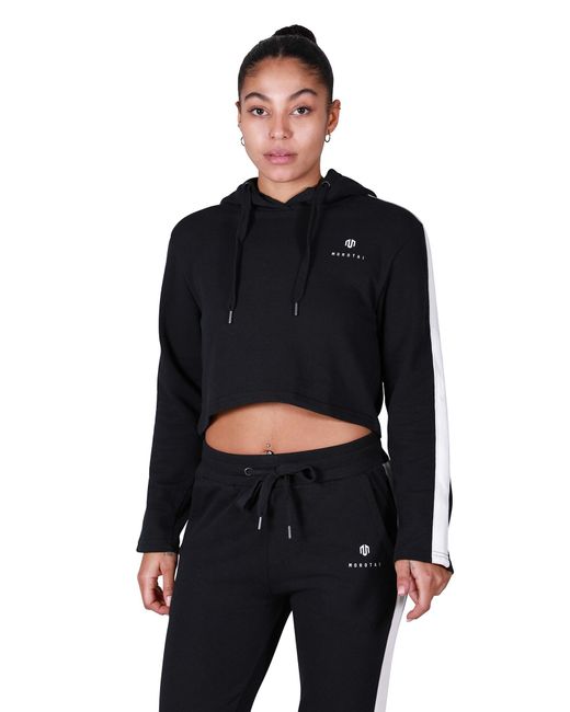MOROTAI Black Sportpullover 'Casual Cropped'