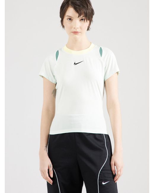Nike White Sportshirt 'court advantage'
