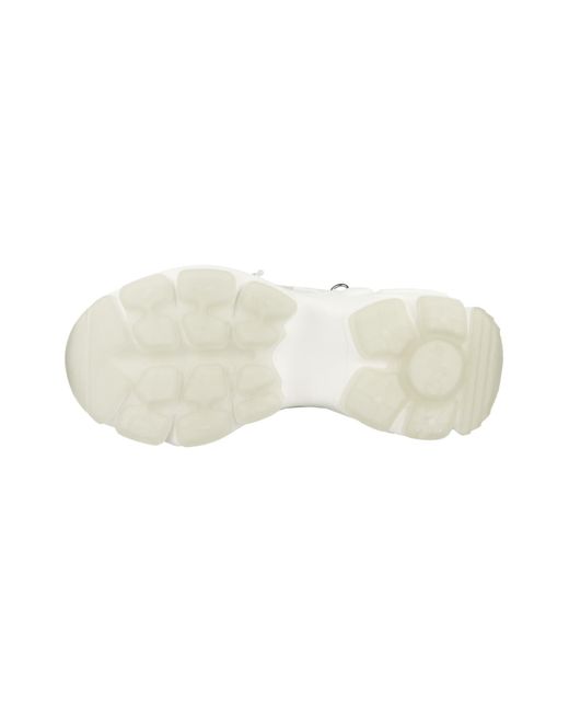 Buffalo White Sneaker Binary Chain Pearl