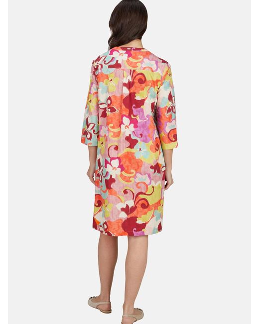 White Label Red Midikleid Leger Geschnitten