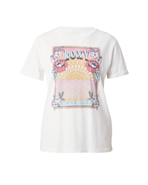 Roxy White T-shirt 'noon ocean a'