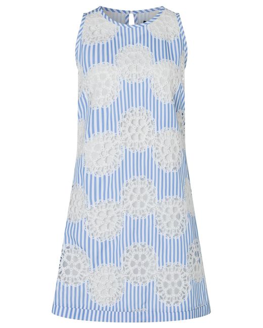 Ana Alcazar Blue Kleid Dazya