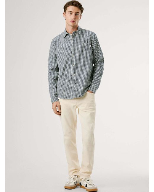 Pepe Jeans Hemd Colton in Blue für Herren