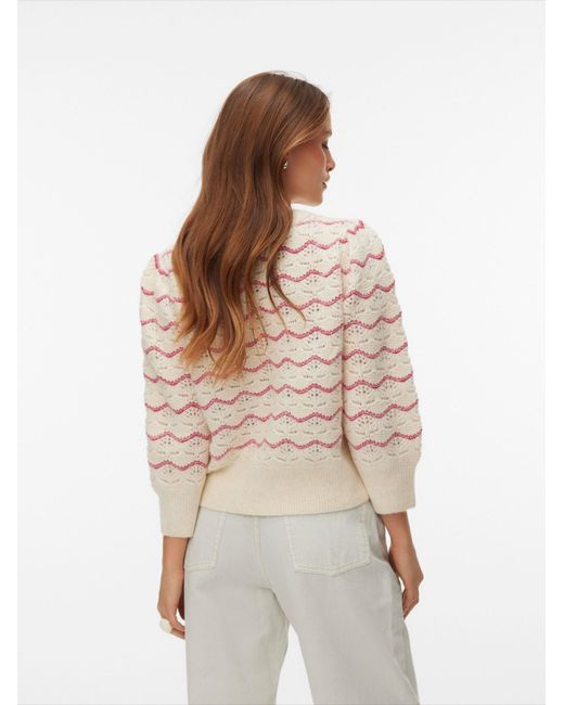Vero Moda Pink Pullover Vmleonor