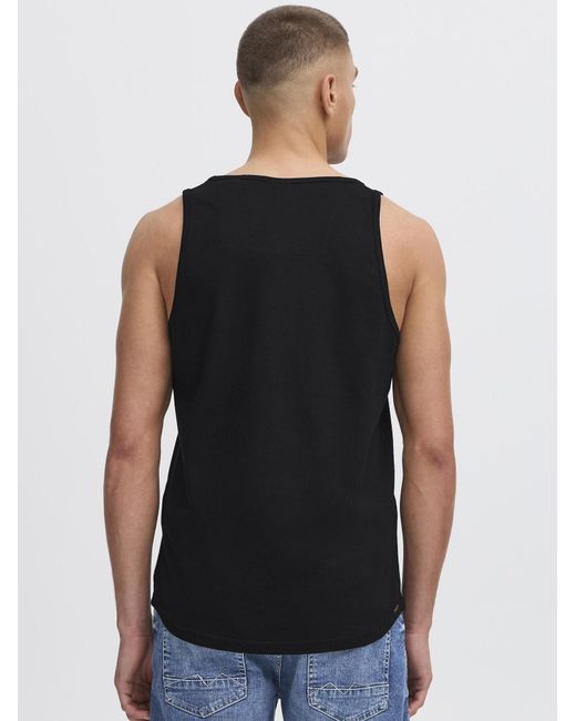 Solid Rundhalsshirt Sdjulisto in Black für Herren