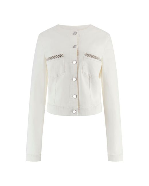 Guess White Jacke