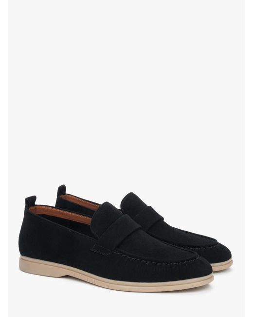 ESTRO Mokassin 253-6 in Black für Herren