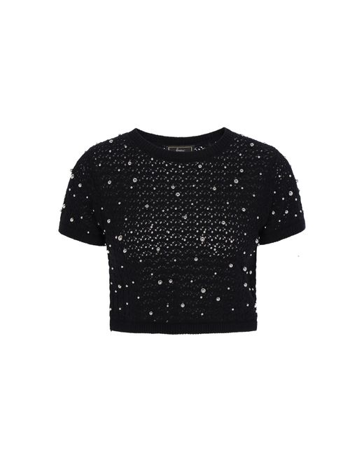 faina Black Pullover Festive