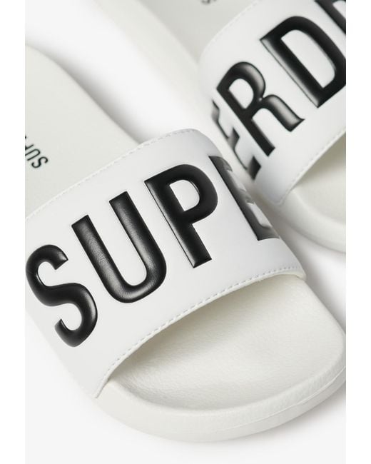 Superdry & Co White Pantolette Core