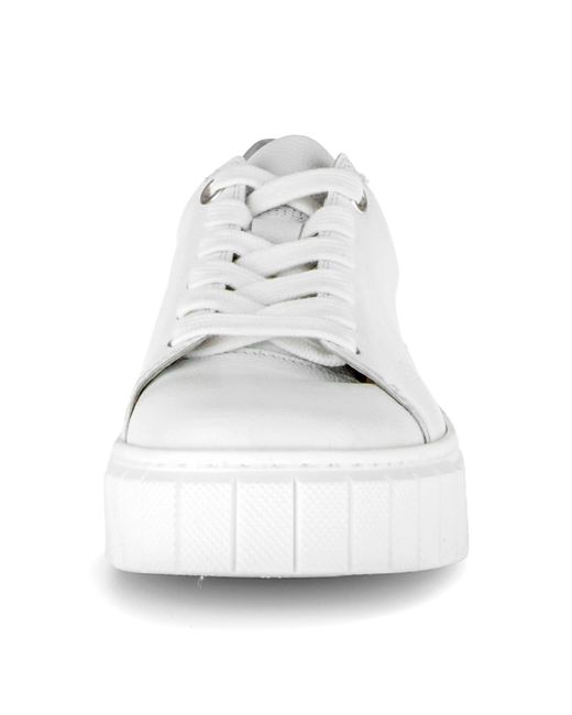 Gabor Black DAVOS Plateausneaker Freizeitschuh, Halbschuh, Schnürschuh mit Kontrastbsatz, H-Weite
