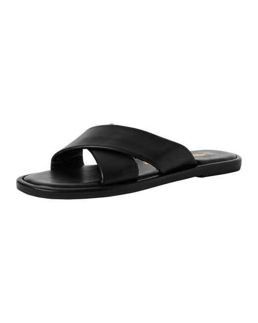 Tamaris Black Pantolette
