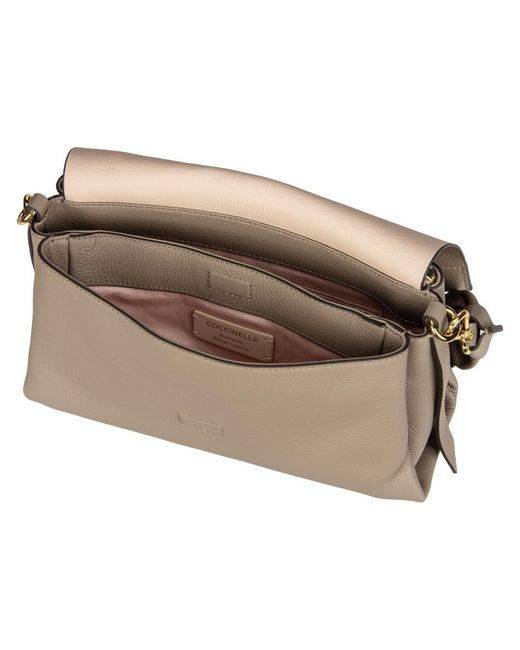 Coccinelle Brown Handtasche Boheme Grana Double