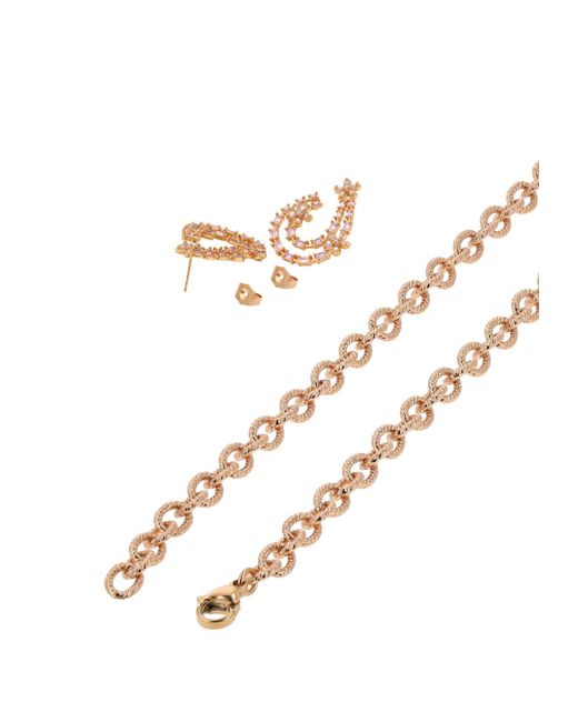 faina White Jewelry Set