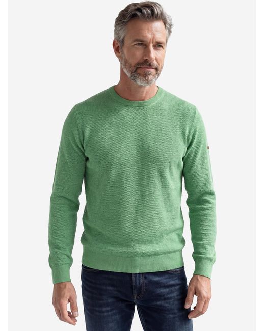 Redmond Pullover Basic in Green für Herren