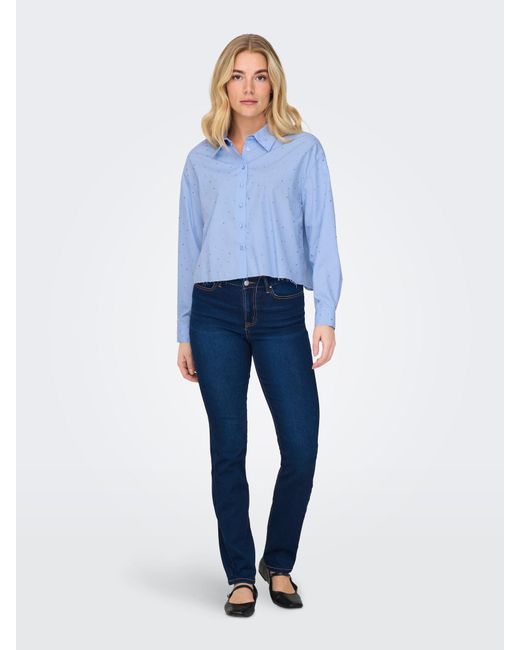 ONLY Blue Bluse