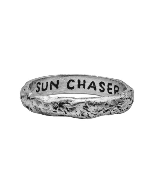 Haze & Glory Ring Sun Chaser in White für Herren