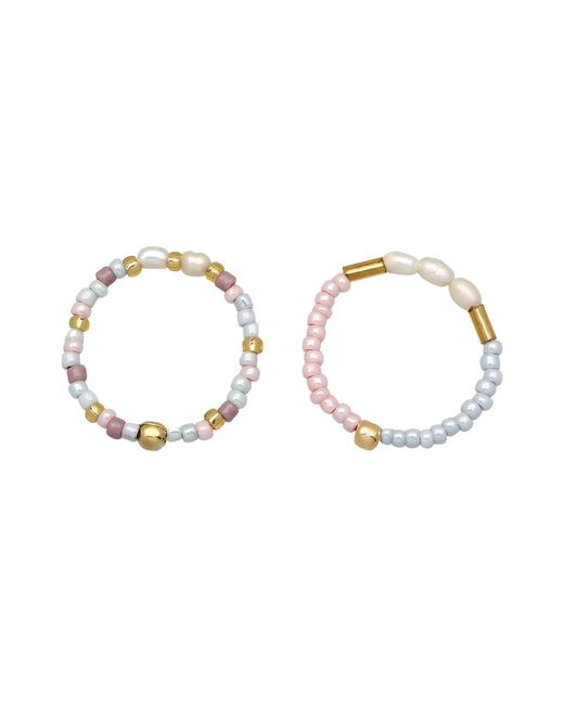 Elli Jewelry White Ring Perlen