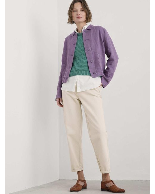 Seasalt Cornwall Purple Jacke 'Arame'