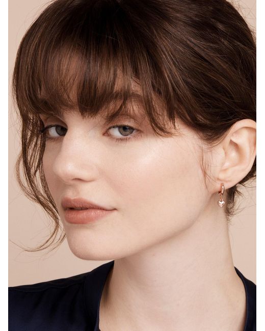 Ted Baker White Ohrringe Huggie Harrye